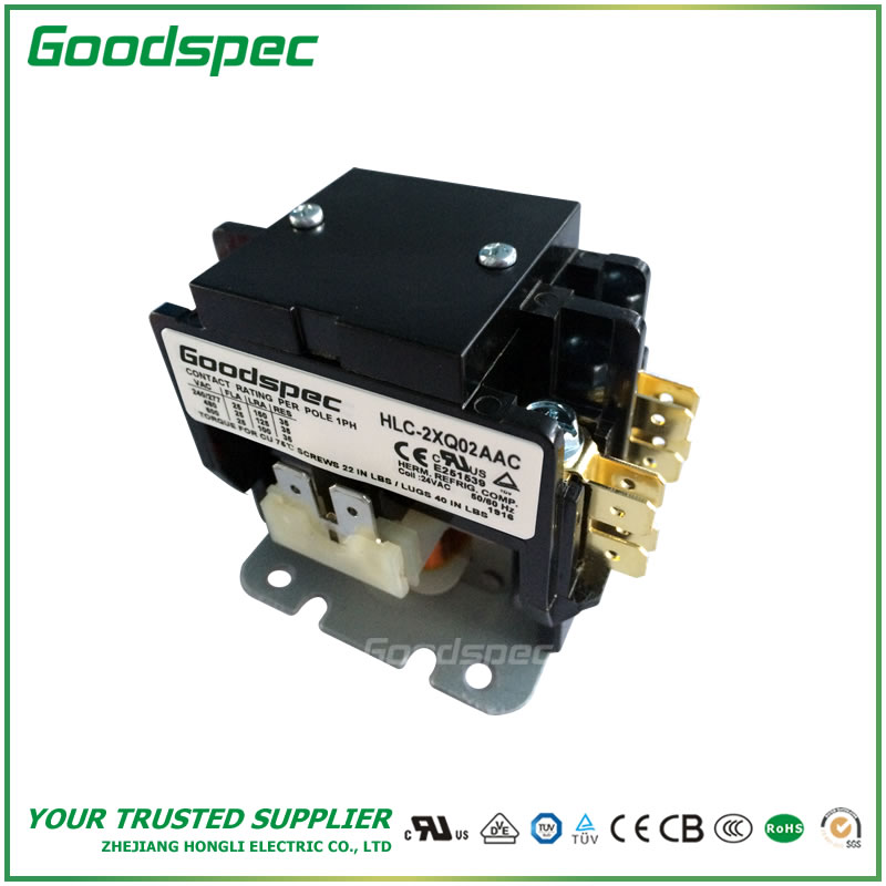 HC-2XQ02AAC(2P/30A/24VAC) Definite Purpose Contactor