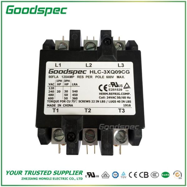HLC-1NV04GG(1P/40A/277VAC) DEFINITE PURPOSE CONTACTOR