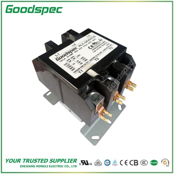 HLC-1NQ04GG(1P/40A/24VAC) DEFINITE PURPOSE CONTACTOR