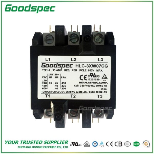 HLC-1NT04GG(1P/40A/120VAC) DEFINITE PURPOSE CONTACTOR