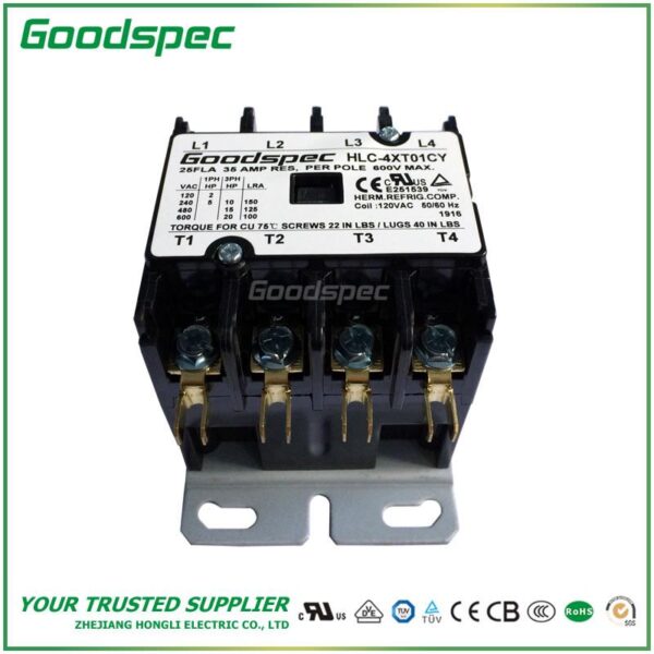HLC-3XT09CG(3P/90A/120VAC)DEFINITE PURPOSE CONTACTOR
