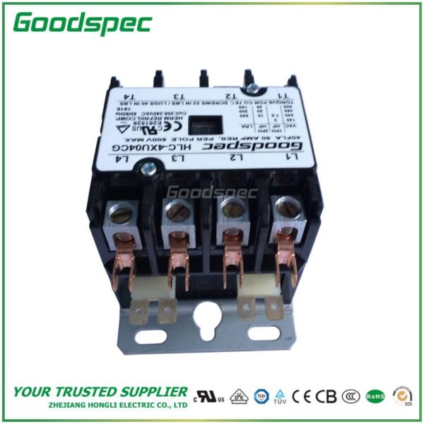 HLC-4XU00CY(4P/20A/208-240V) DEFINITE PURPOSE CONTACTOR