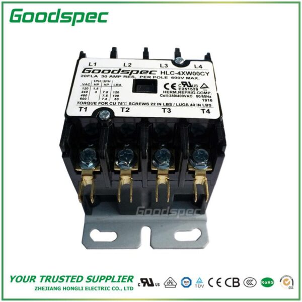 HLC-3XV05CG(3P/50A/277VAC)DEFINITE PURPOSE CONTACTOR